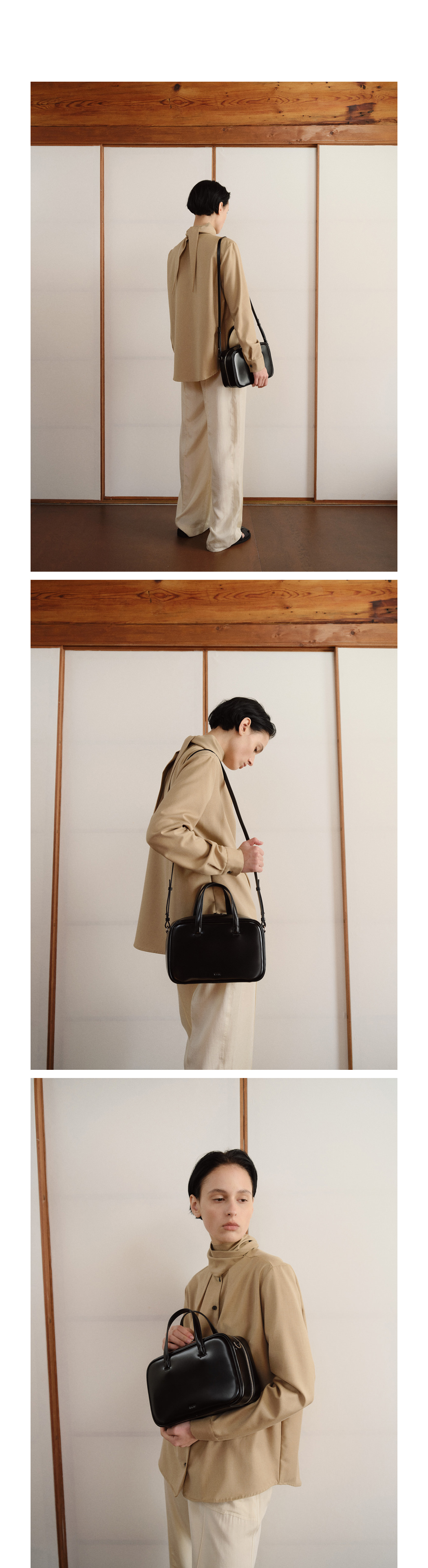 ハンドバッグ ROH SEOUL Medium Tin square tote bag_3colors Medium Tin square tote bag