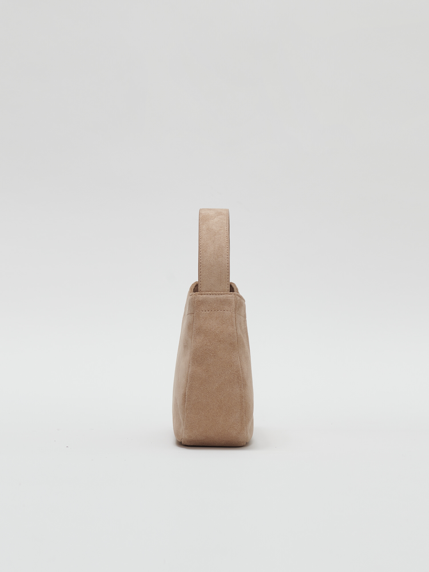 ★ROH SEOUL★ Curly tote bag Suede Coral beige RLL24FC8URB Designer fashion, Seoul-fully created | W Concept