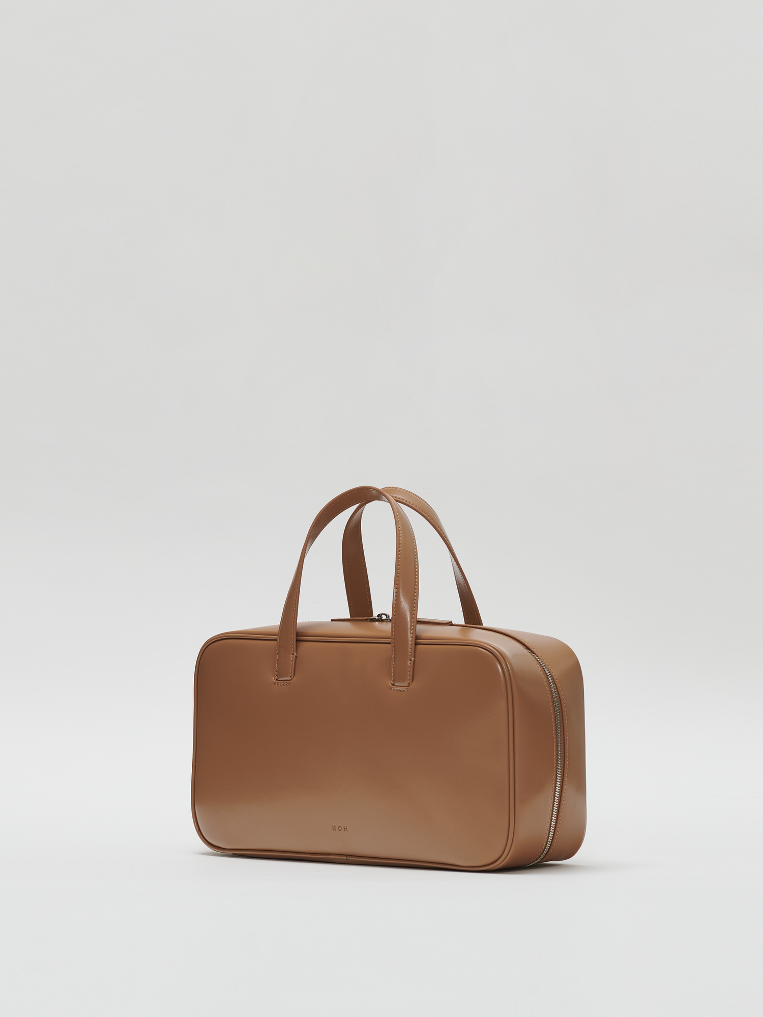 ROH SEOUL STORE - Large Tin square tote bag Glossy caramel ROH SEOUL STORE - Large Tin square tote bag Glossy caramel