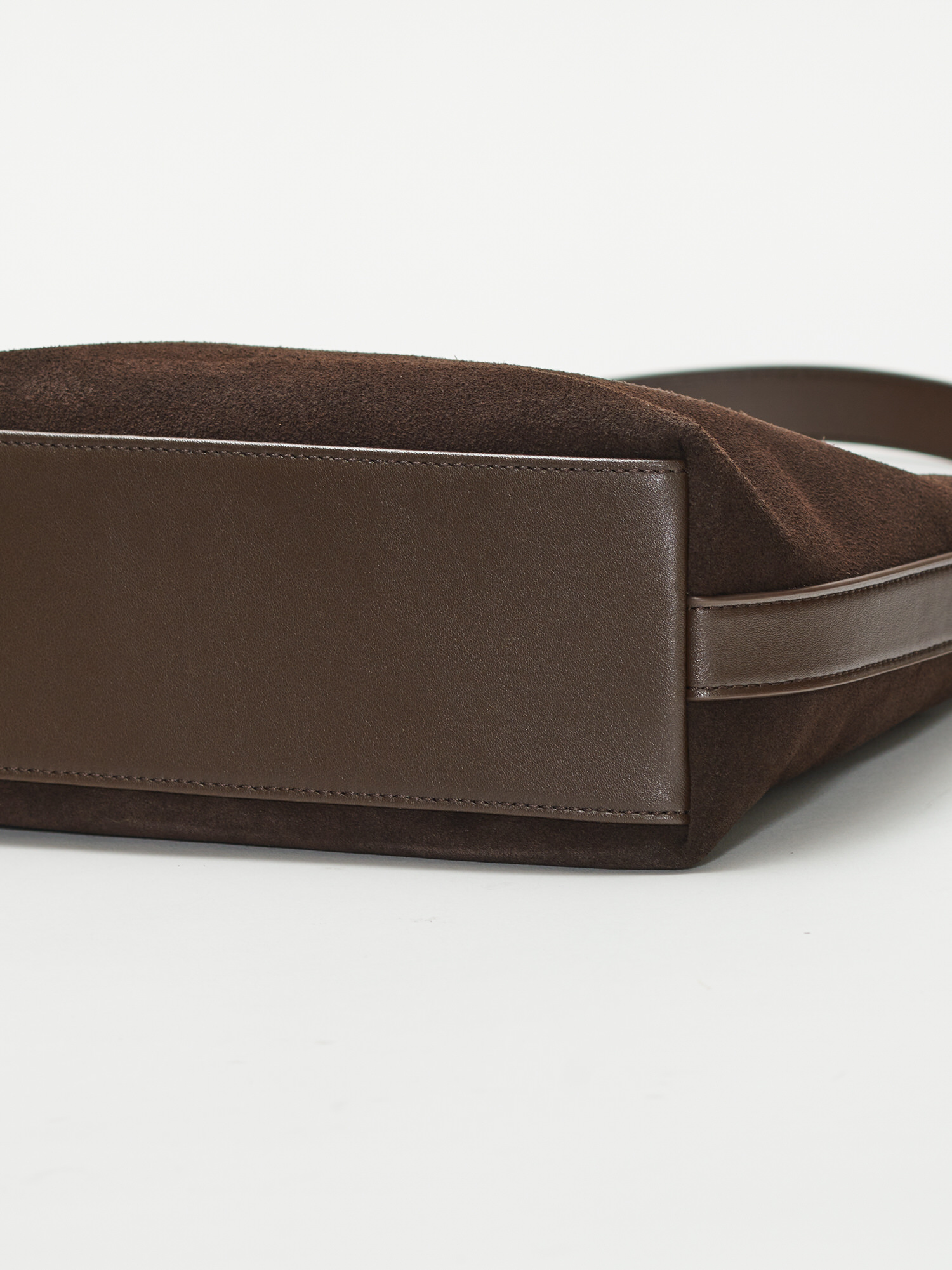 ROH SEOUL STORE - Mini Pulpy hobo bag Suede Umber - ROH SEOUL