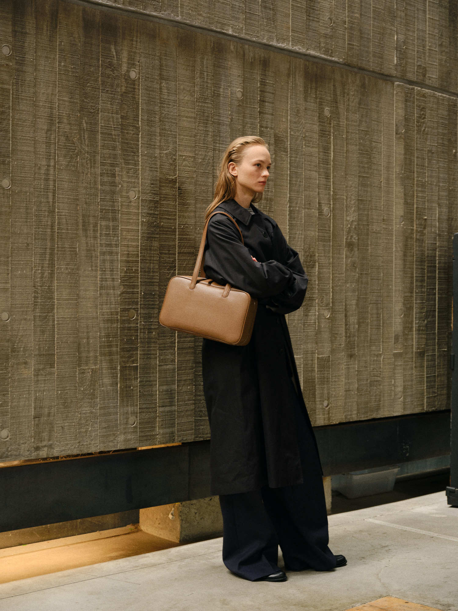 ROH SEOUL STORE - Tin square shoulder bag Brandy brown - ROH
