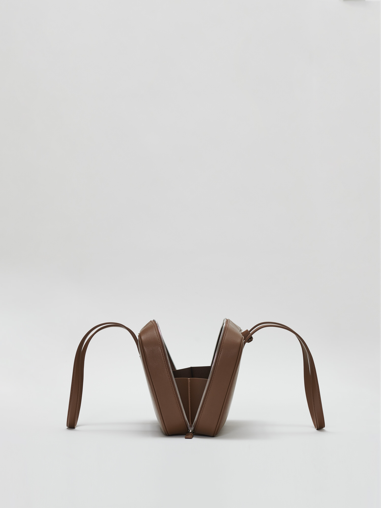 ROH SEOUL STORE - Tin square shoulder bag Brandy brown - ROH