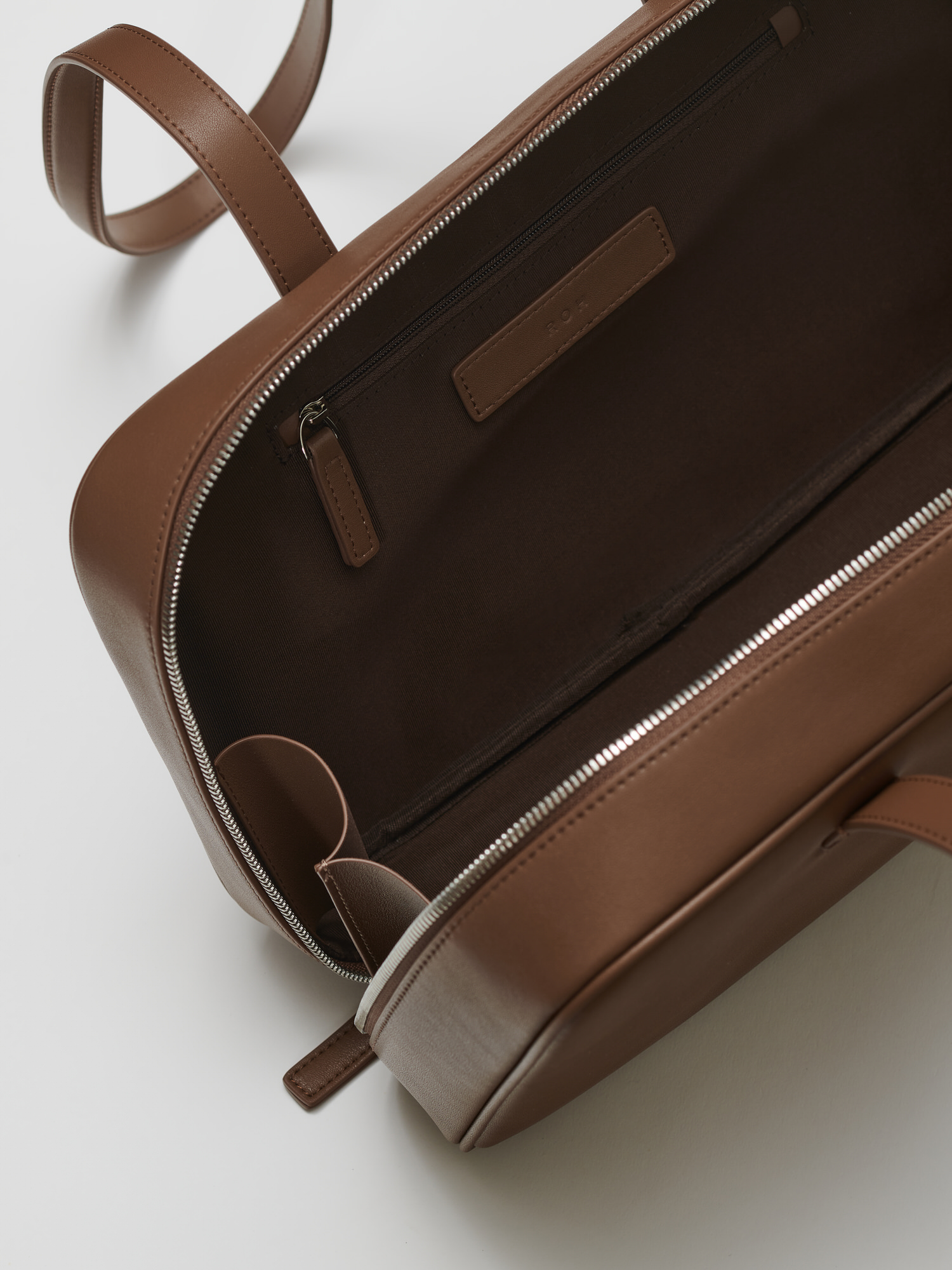 ROH SEOUL STORE - Tin square shoulder bag Brandy brown - ROH