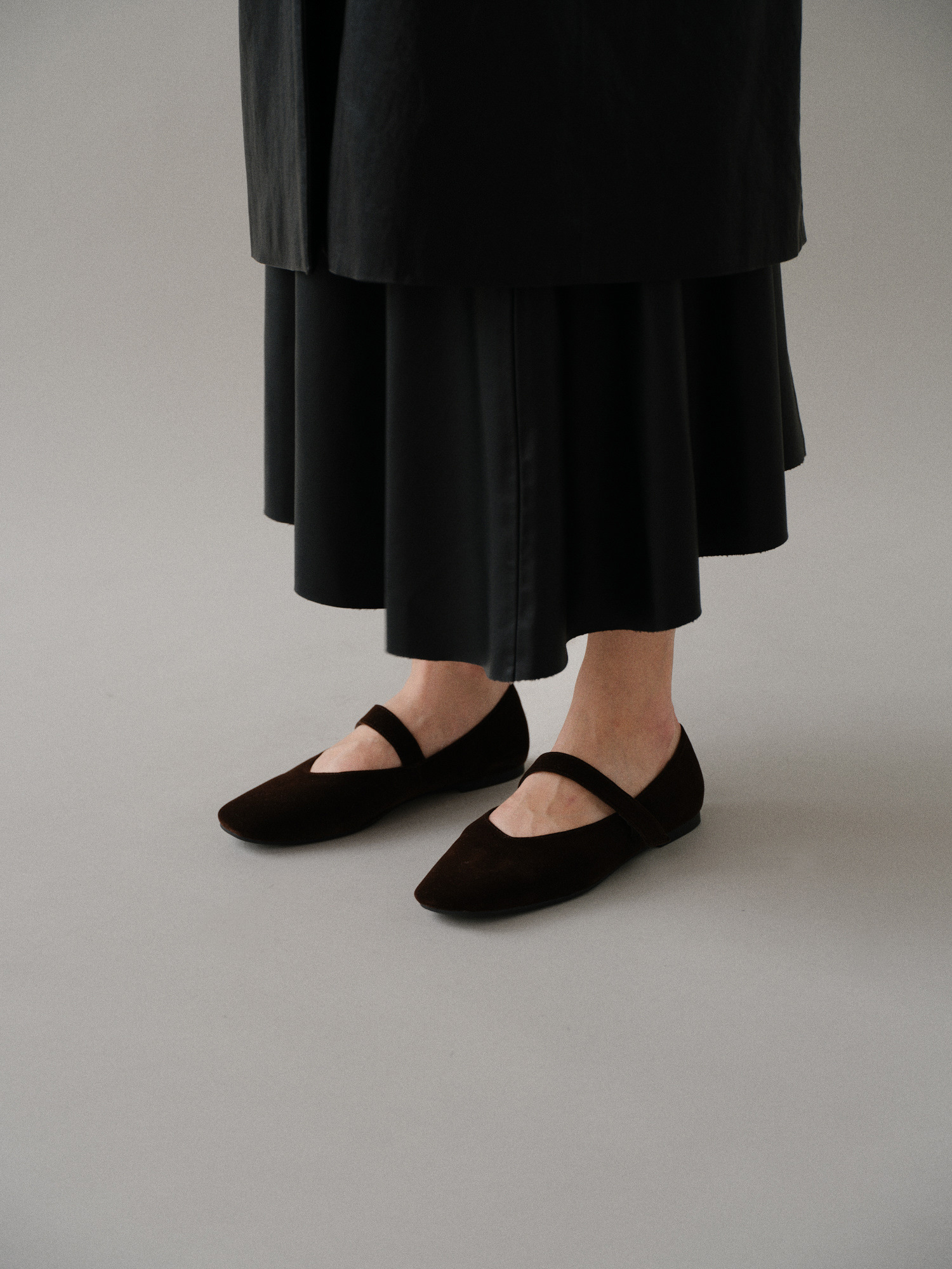 ROH SEOUL STORE - Rowie mary jane shoes Velvet Umber - ROH SEOUL