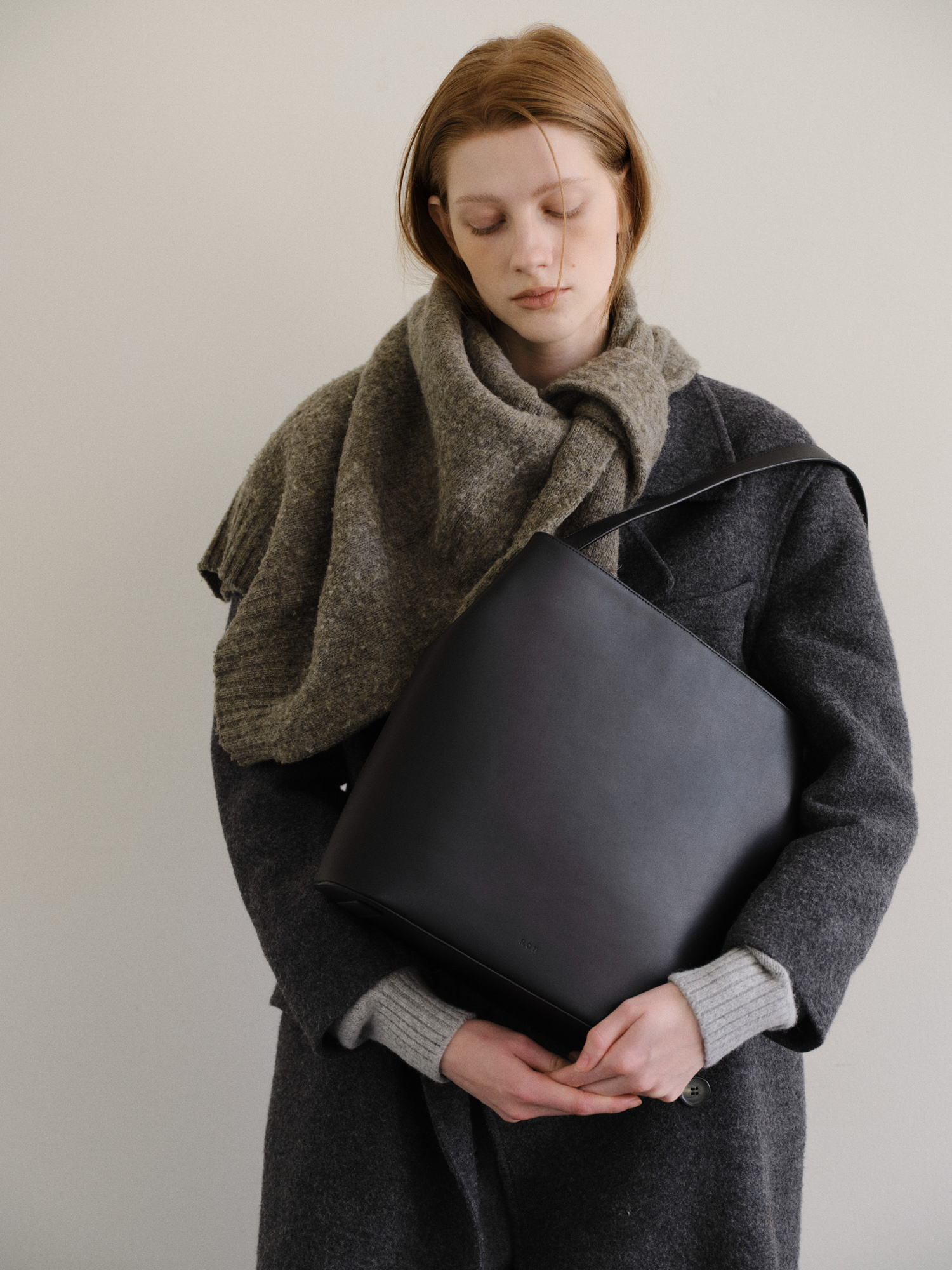 ROH SEOUL STORE - Large Aline shoulder bag Black - ROH SEOUL