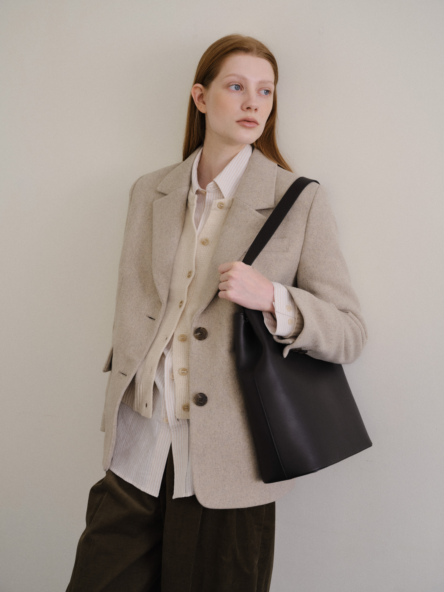 ROH SEOUL STORE - Large Aline shoulder bag Umber - ROH SEOUL