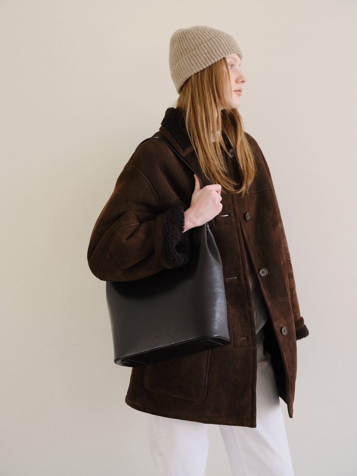 ★ROH SEOUL★ Medium Aline shoulder bag Wrinkled Umber m1037 Designer fashion, Seoul-fully created | W Concept