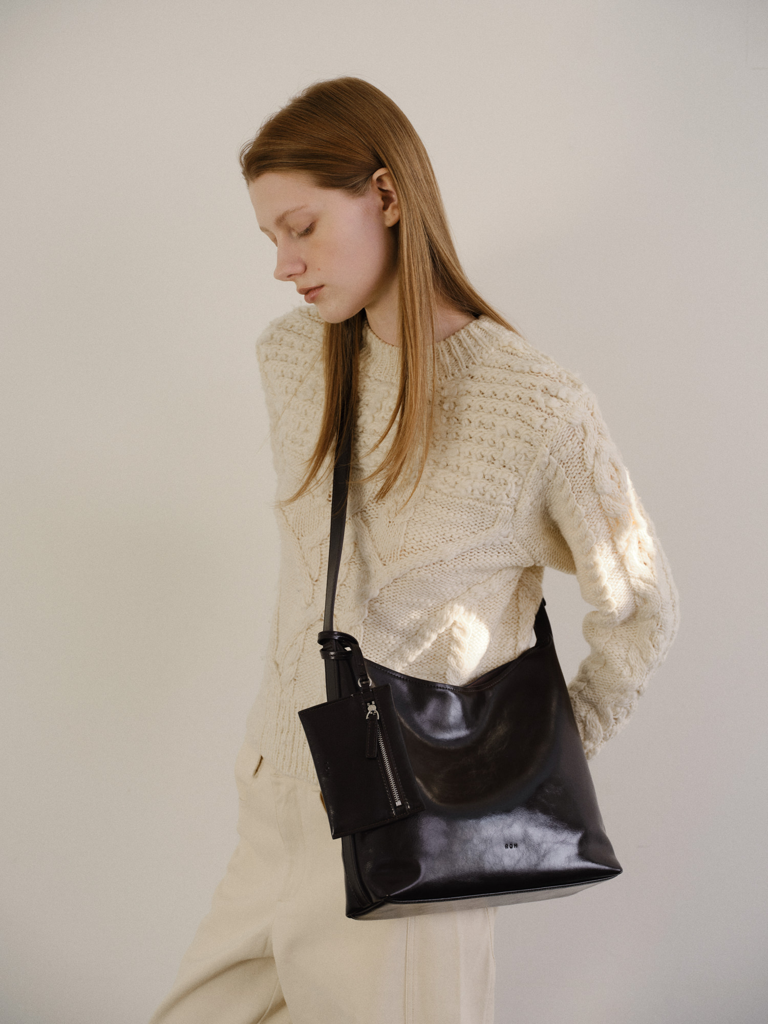 ショルダーバッグ・ポシェット ^ROH SEOUL^ Pie crossbody bag Umber RLL24FG7SUM ROH SEOUL japan | ROH SEOUL japan FALL 24, Pie crossbody bag