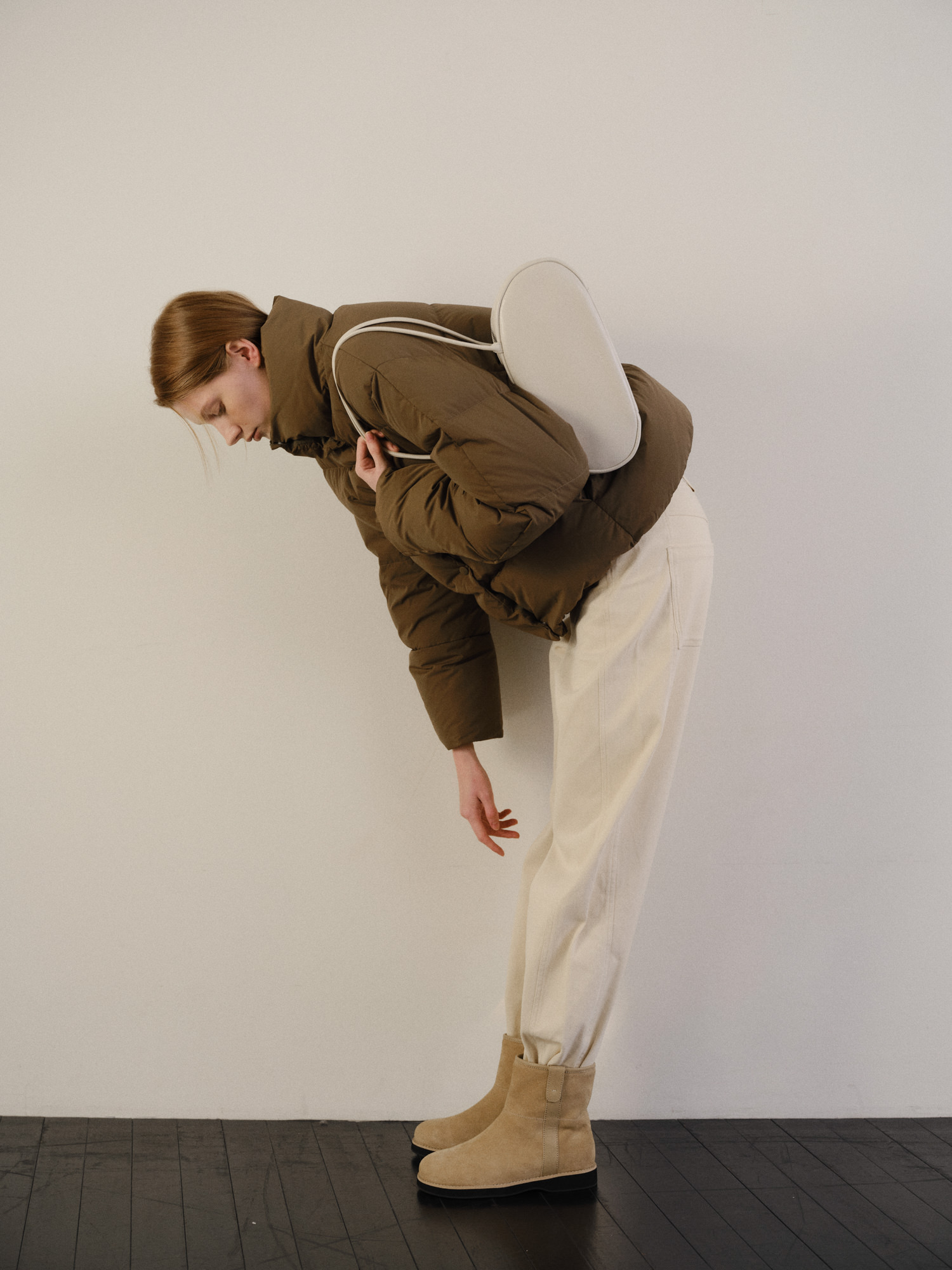 ROH SEOUL STORE - Twin-faced ankle boots Beige - ROH SEOUL