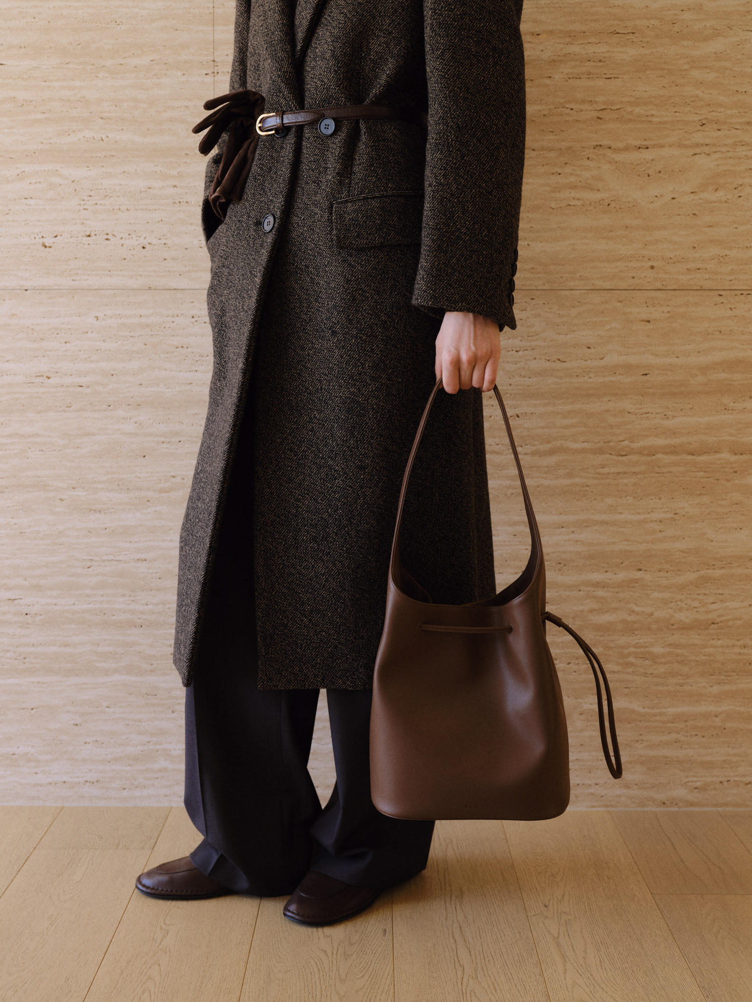 ■ ROH SEOUL ■ Medium Around hobo bag Brandy brown RLL24F ROH SEOUL STORE - Large Merlin hobo bag Brandy brown - ROH SEOUL