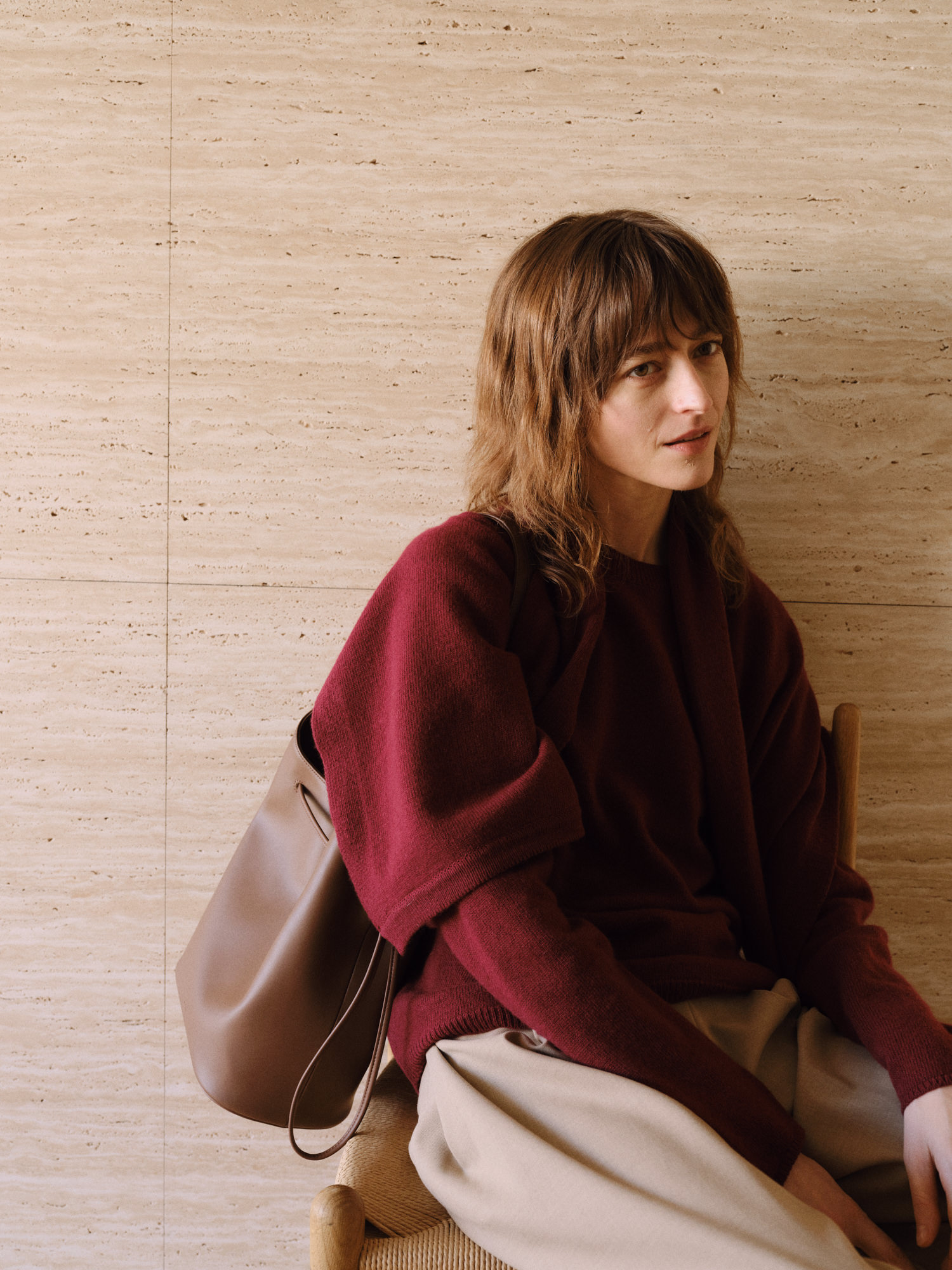 ■ ROH SEOUL ■ Medium Around hobo bag Brandy brown RLL24F ROH SEOUL STORE - Large Merlin hobo bag Brandy brown - ROH SEOUL