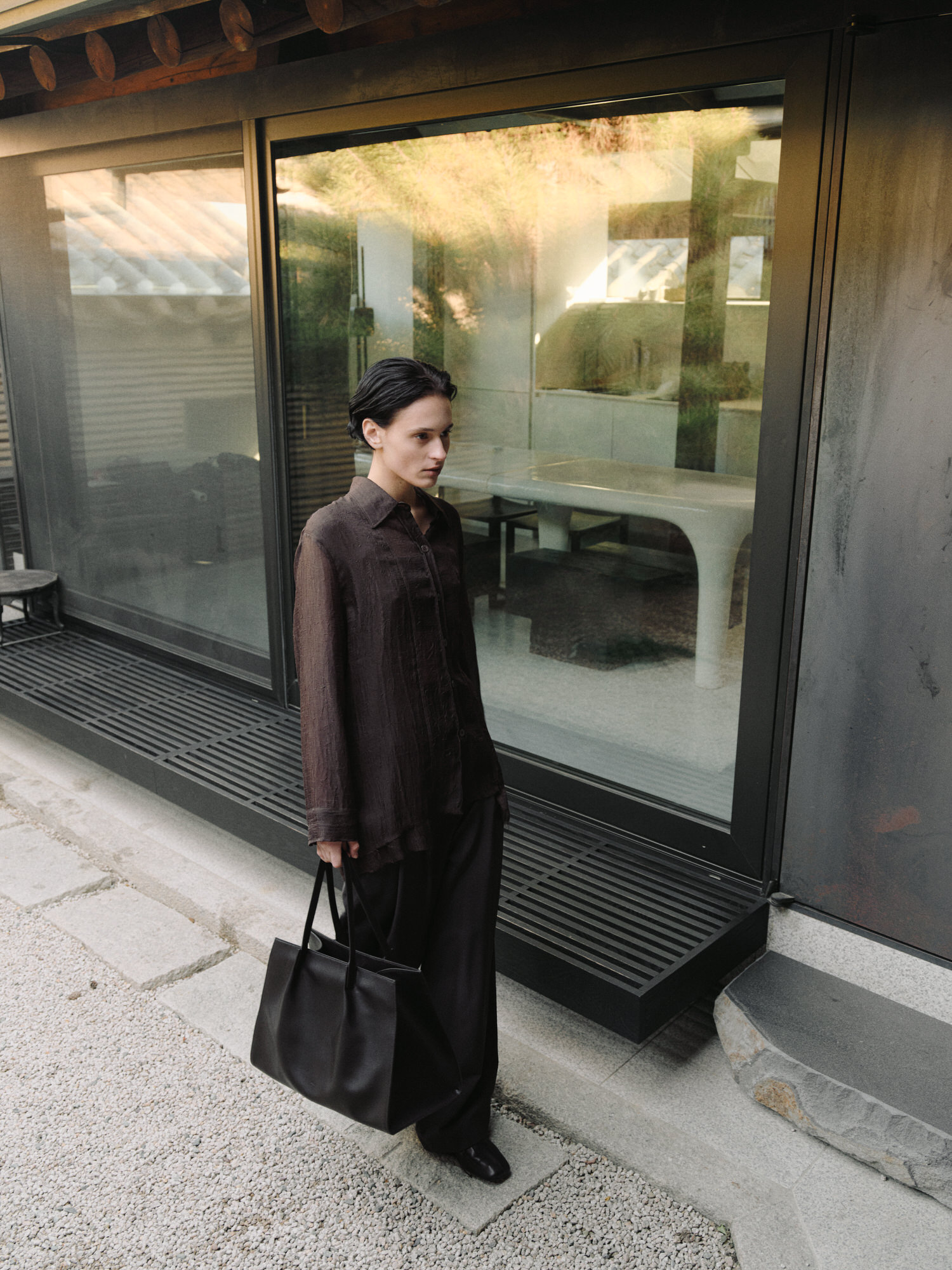 ★ROH SEOUL★ Large Poem bag Black m1037_1402807 ROH SEOUL STORE - Large Poem bag Black - ROH SEOUL