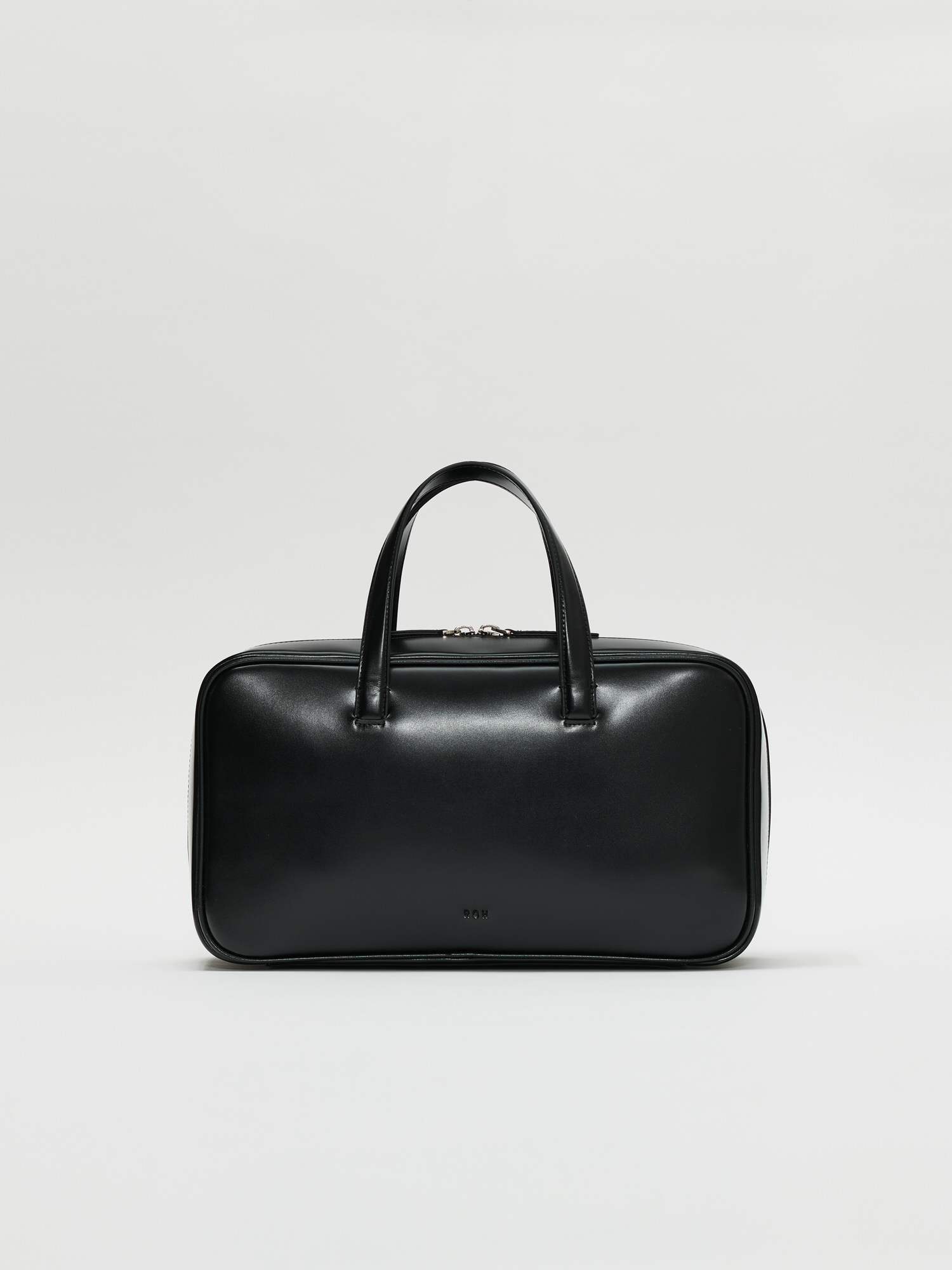 ROH SEOUL STORE - Large Tin square tote bag Glossy black