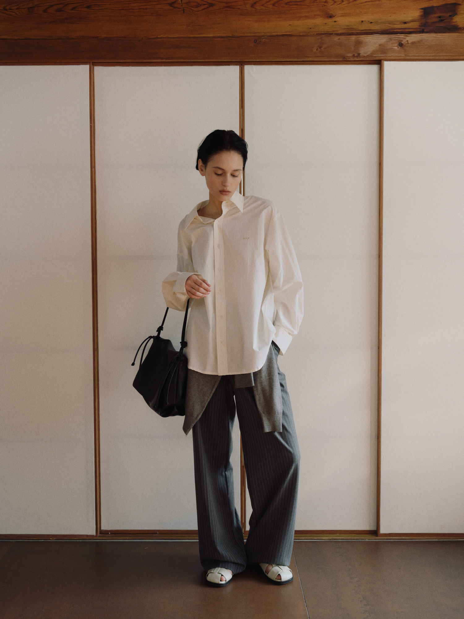[韓国] ROH SEOUL★Medium Knot shoulder bag★ショルダーバッグ ROH SEOUL STORE - Medium Knot shoulder bag Black - ROH SEOUL