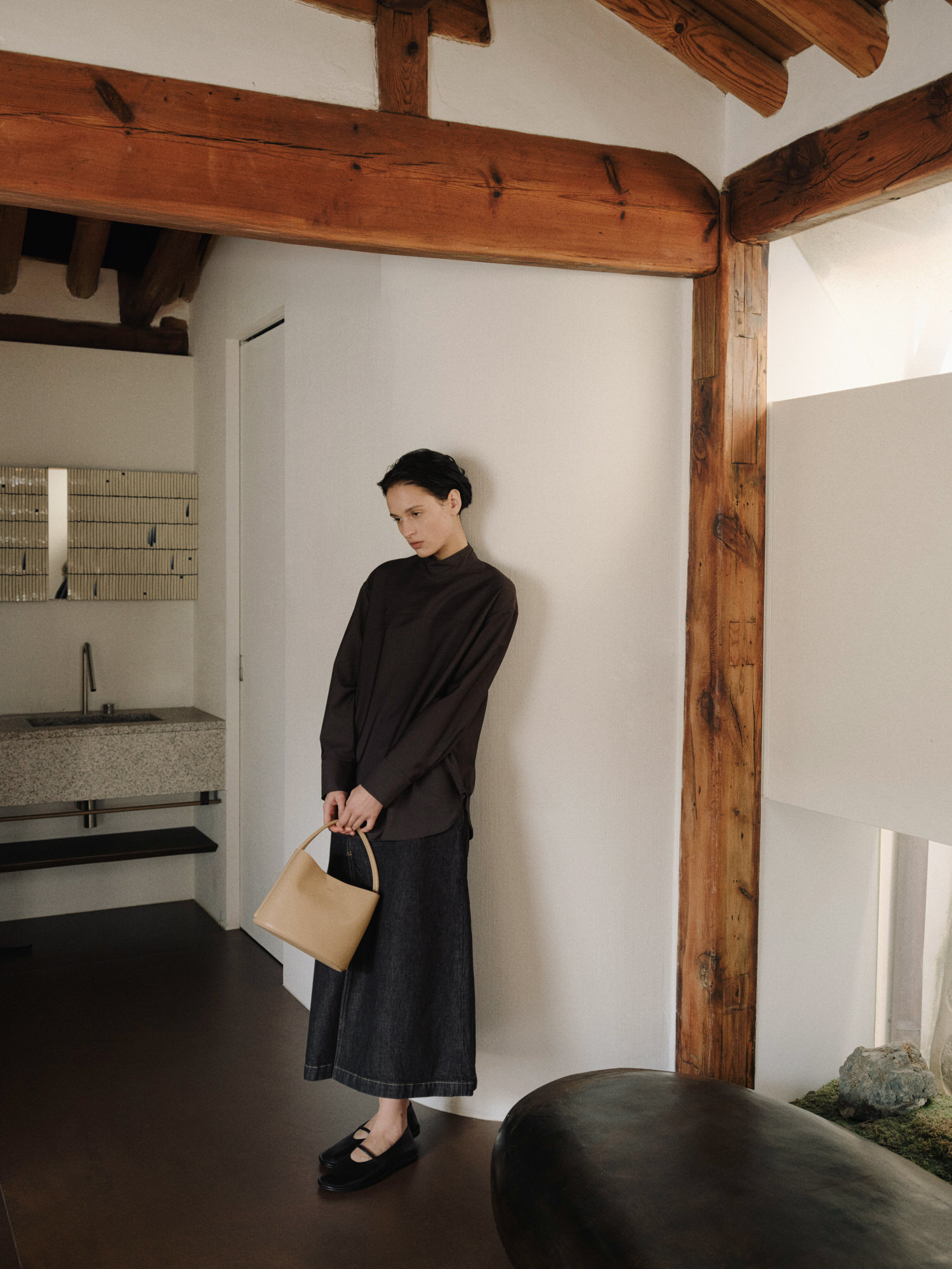 ROH SEOUL STORE - Mini Mug tote bag Burnt ochre - ROH SEOUL