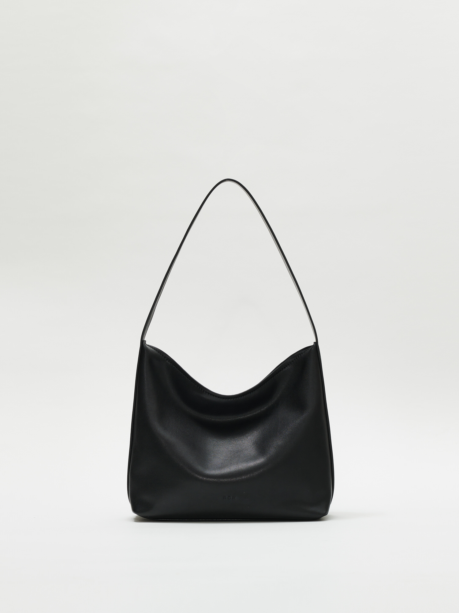 韓国話題★ROH SEOUL★Mini Peanut bag ミニショルダーバッグ黒 □ ROH SEOUL □ Mini Peanut bag Glossy black RLL24F86XBK