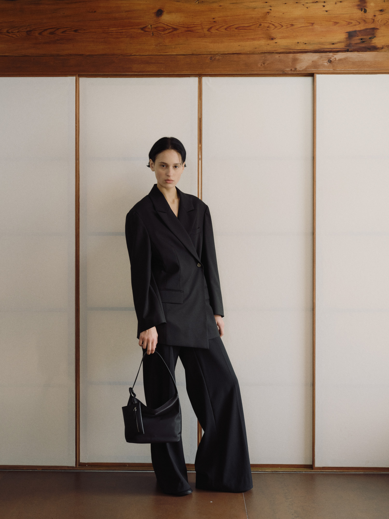 ROH SEOUL STORE - Mini Pulpy hobo bag Nylon Black - ROH SEOUL ROH SEOUL STORE - Mini Pulpy hobo bag Nylon Black - ROH SEOUL