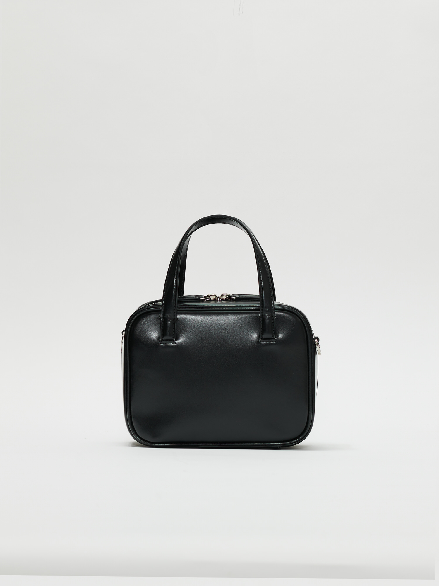 【ROH SEOUL】TIN SQUARE MINI TOTE BAG ROH SEOUL STORE - Tin square mini tote bag Jute Black - ROH