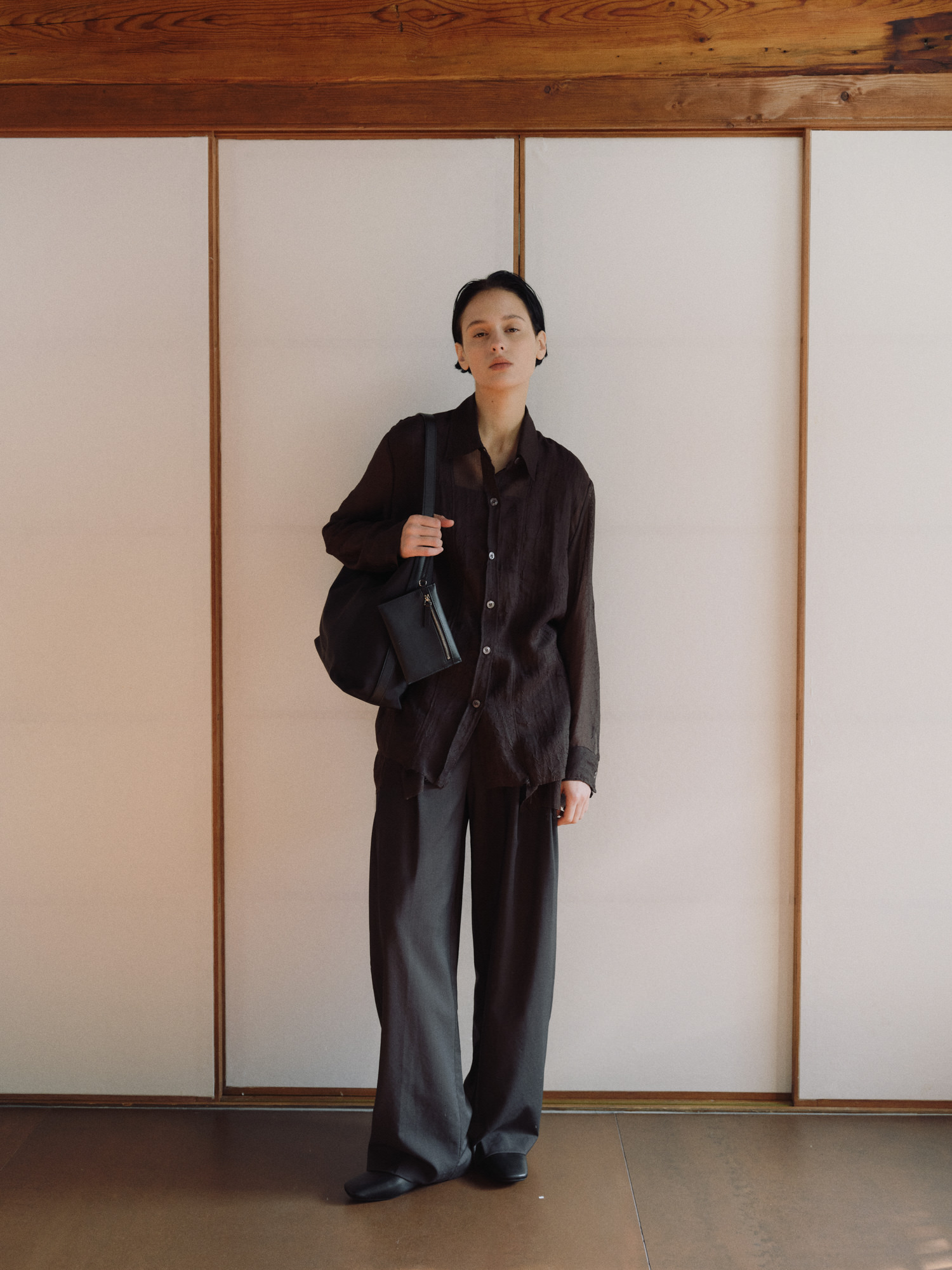 【ROH SEOUL】25SS/送料関税込 ★ Pulpy hobo bag Mesh Black ★ Pulpy hobo bag Mesh