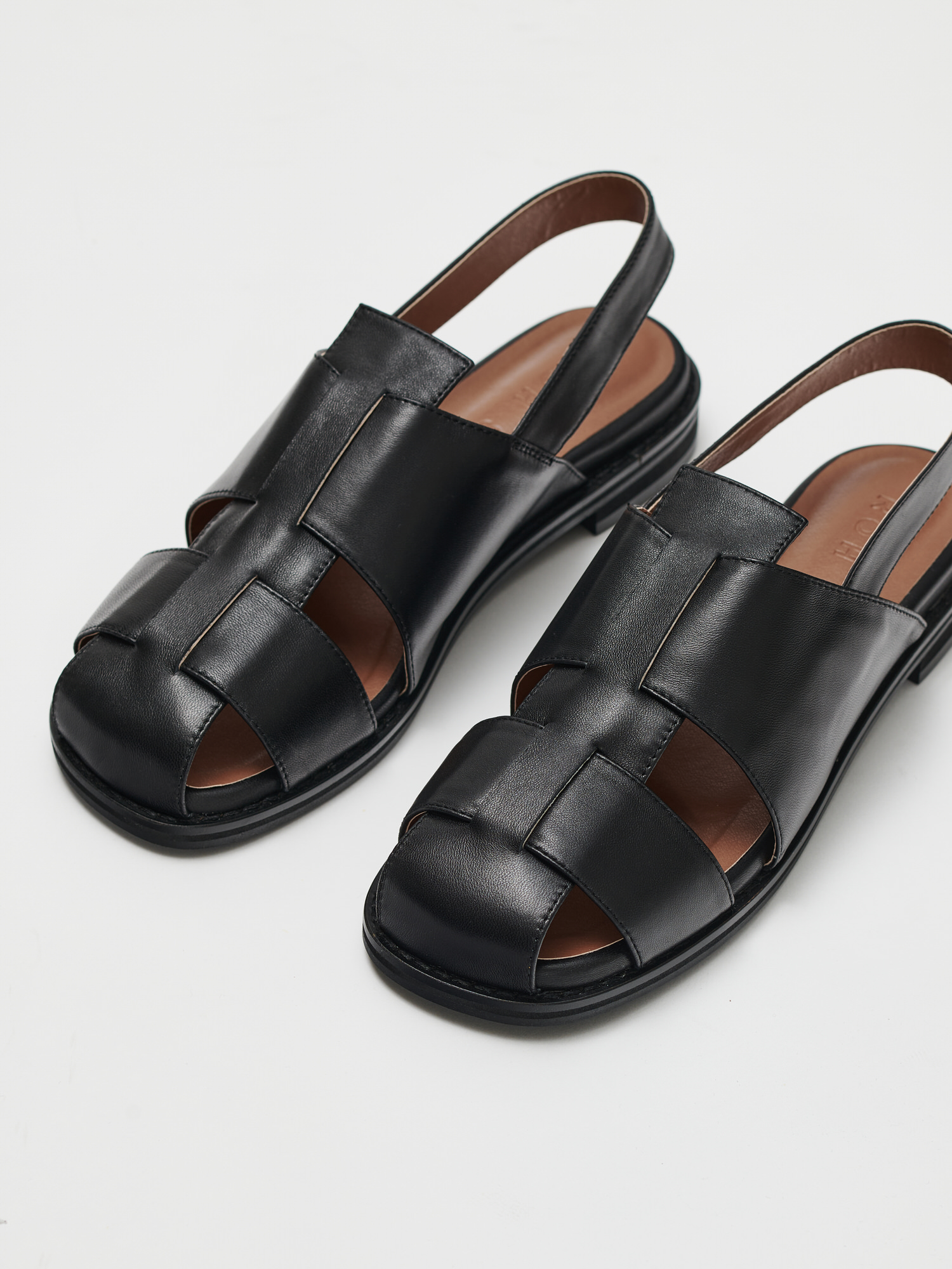 ROH SEOUL STORE - Puzzle sandals Black - ROH SEOUL