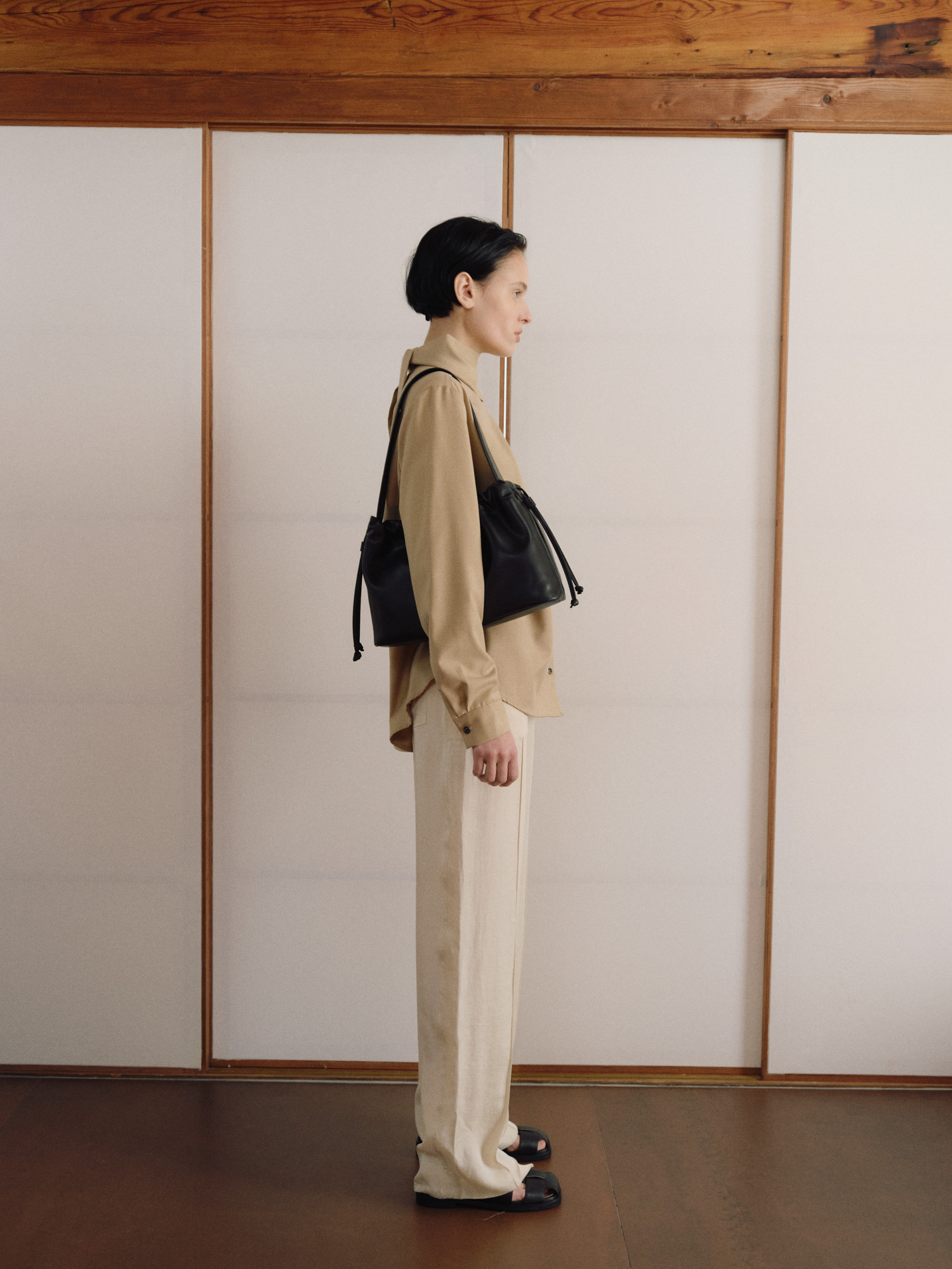 ROH SEOUL STORE - Ripple shoulder bag Black - ROH SEOUL