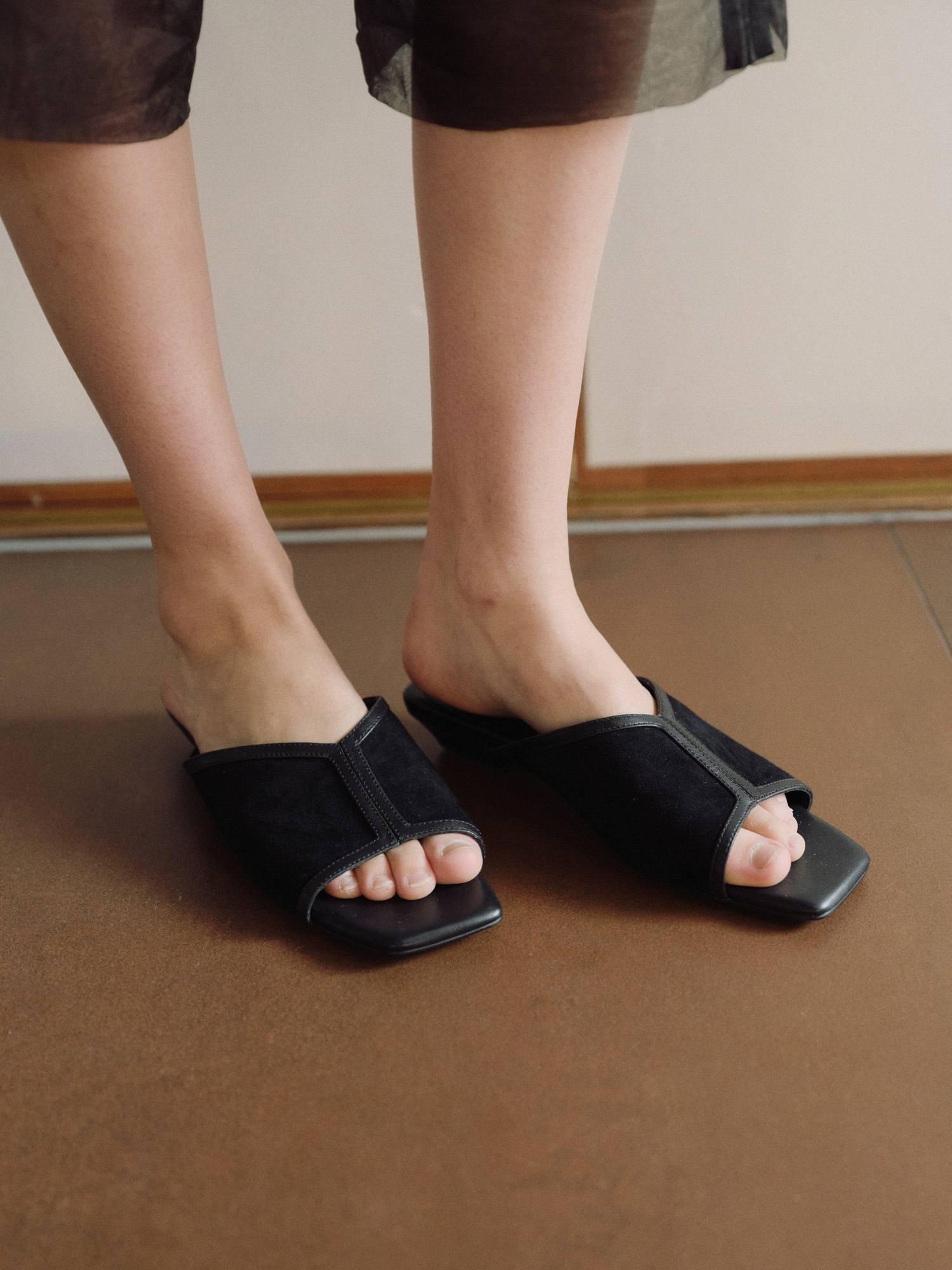 ★ROH SEOUL★ Roman slides Mesh Black m1037_1459464 ROH SEOUL STORE - Roman slides Mesh Black - ROH SEOUL