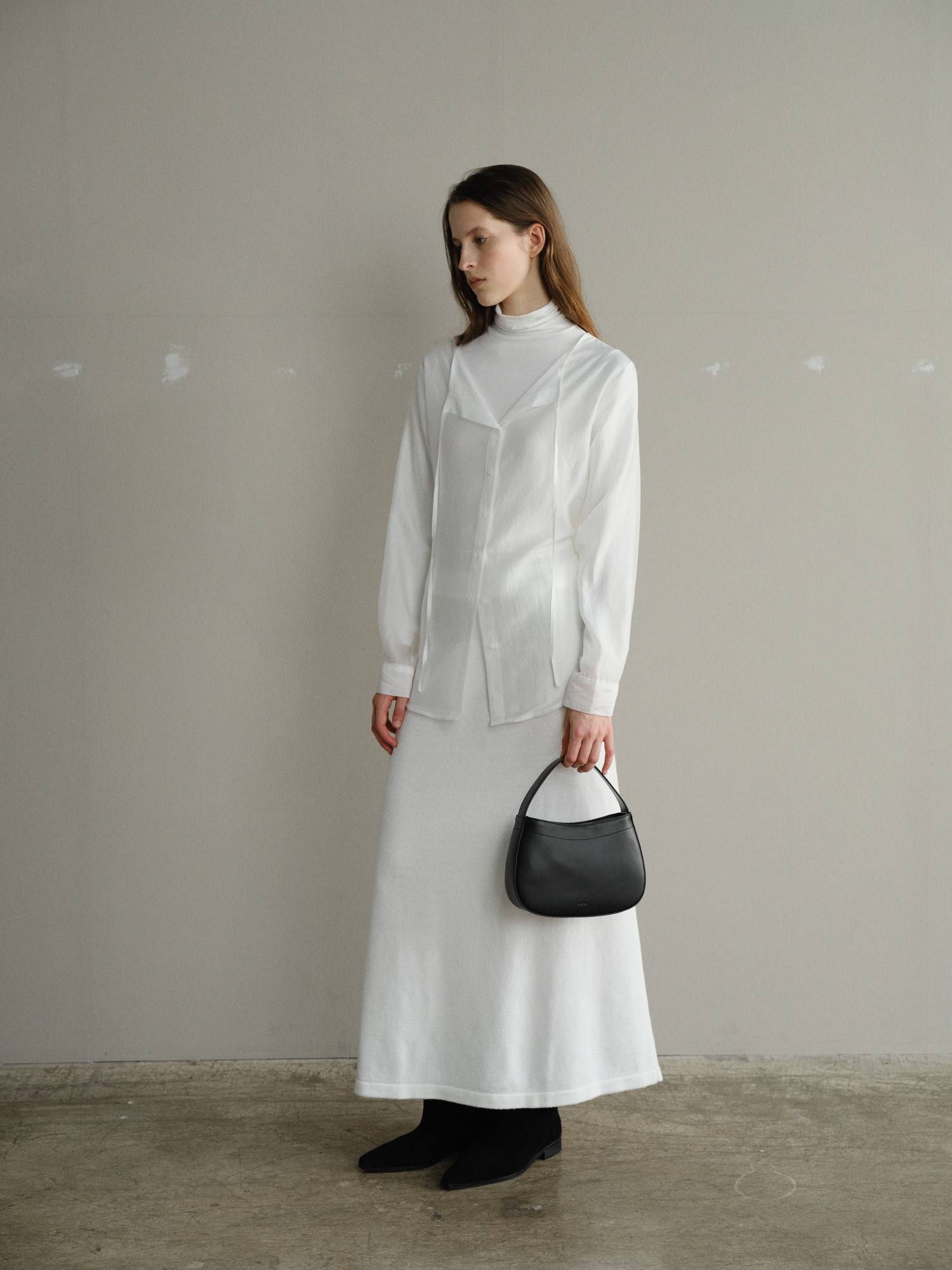 ROH SEOUL STORE - Curly tote bag Black - ROH SEOUL