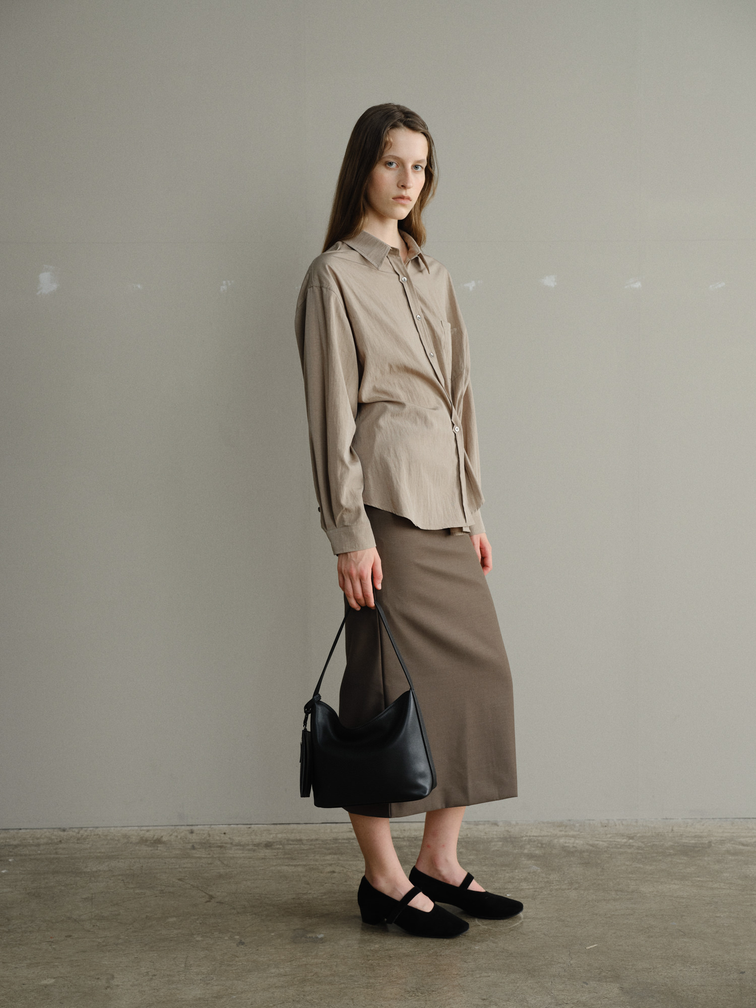 【rohseoul】MINI AROUND HOBO BAG ROH SEOUL STORE - Mini Around hobo bag Black - ROH SEOUL