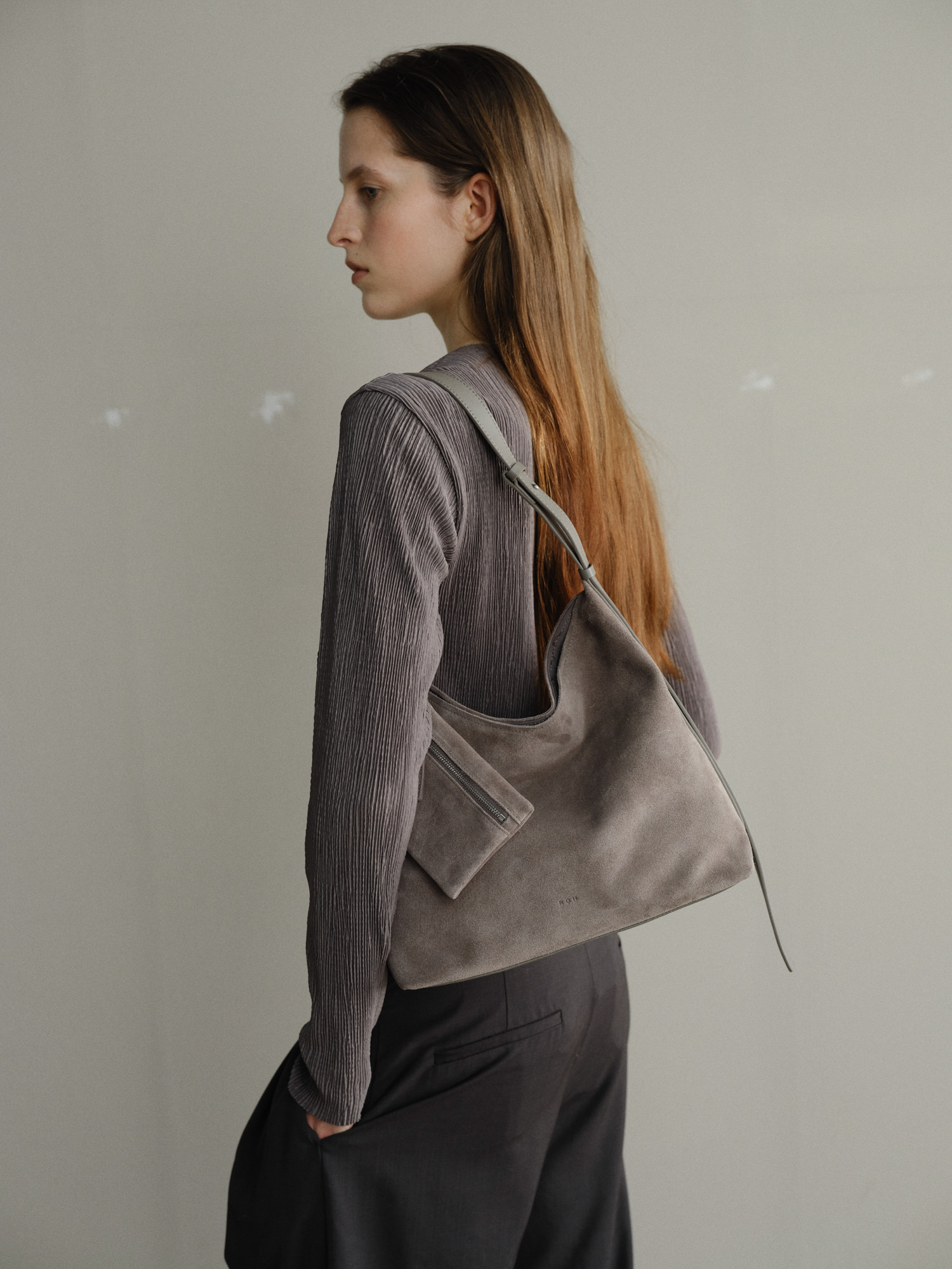 Pulpy crossbody bag Nylon ROH SEOUL PULPY CROSSBODY BAG SUEDE 