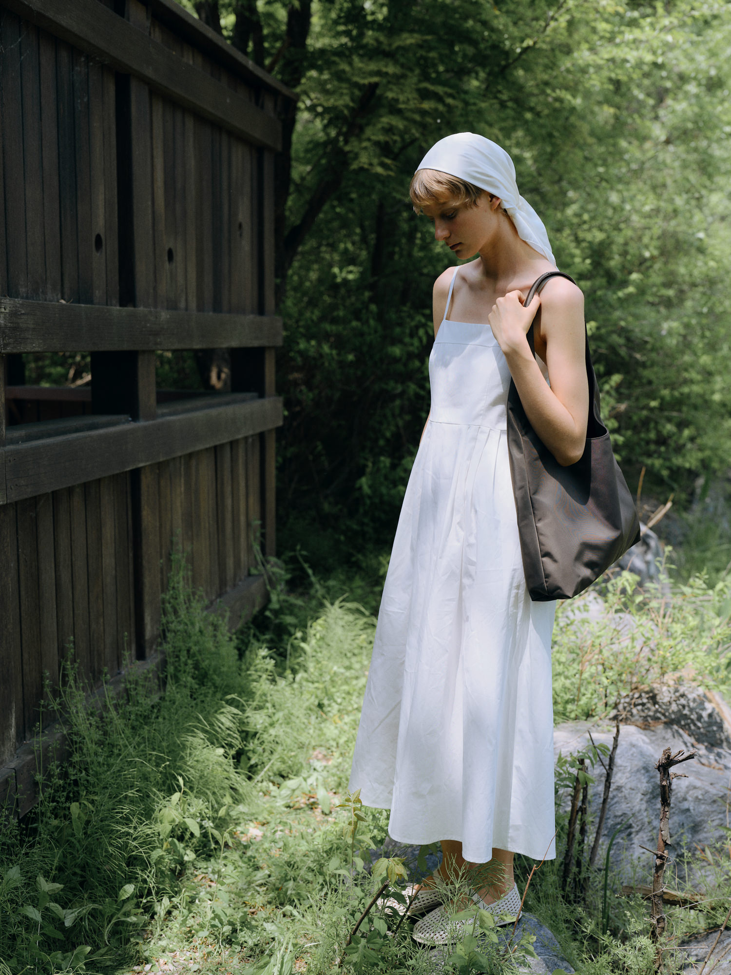 【ROHSEOUL】 Annie hobo bag Nylon ROH SEOUL STORE - Annie hobo bag Nylon Black - ROH SEOUL