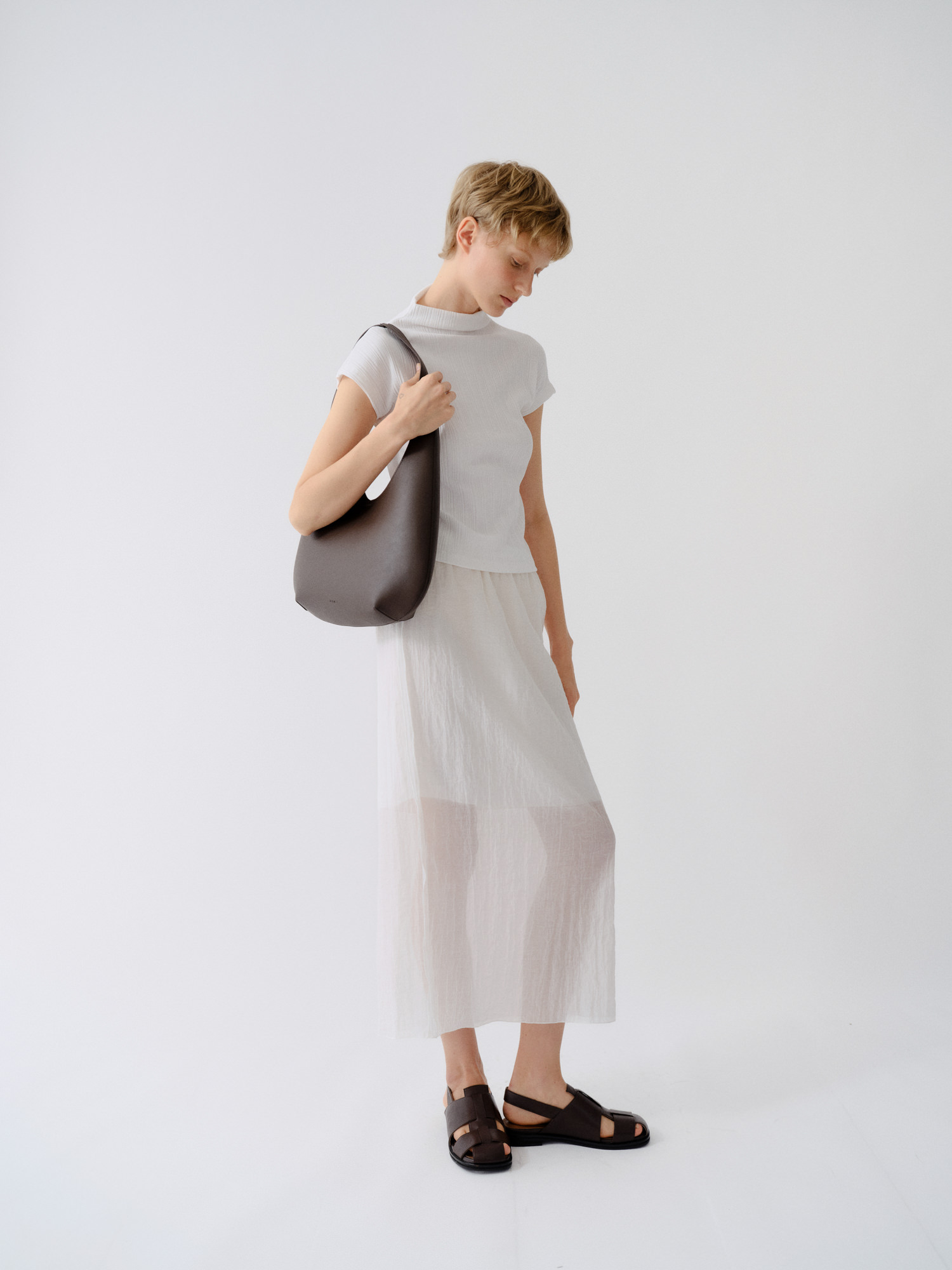 [ROH SEOUL] Arc Lite hobo bag ☆関税込☆ ROH SEOUL STORE - Arc Lite hobo bag Umber - ROH SEOUL