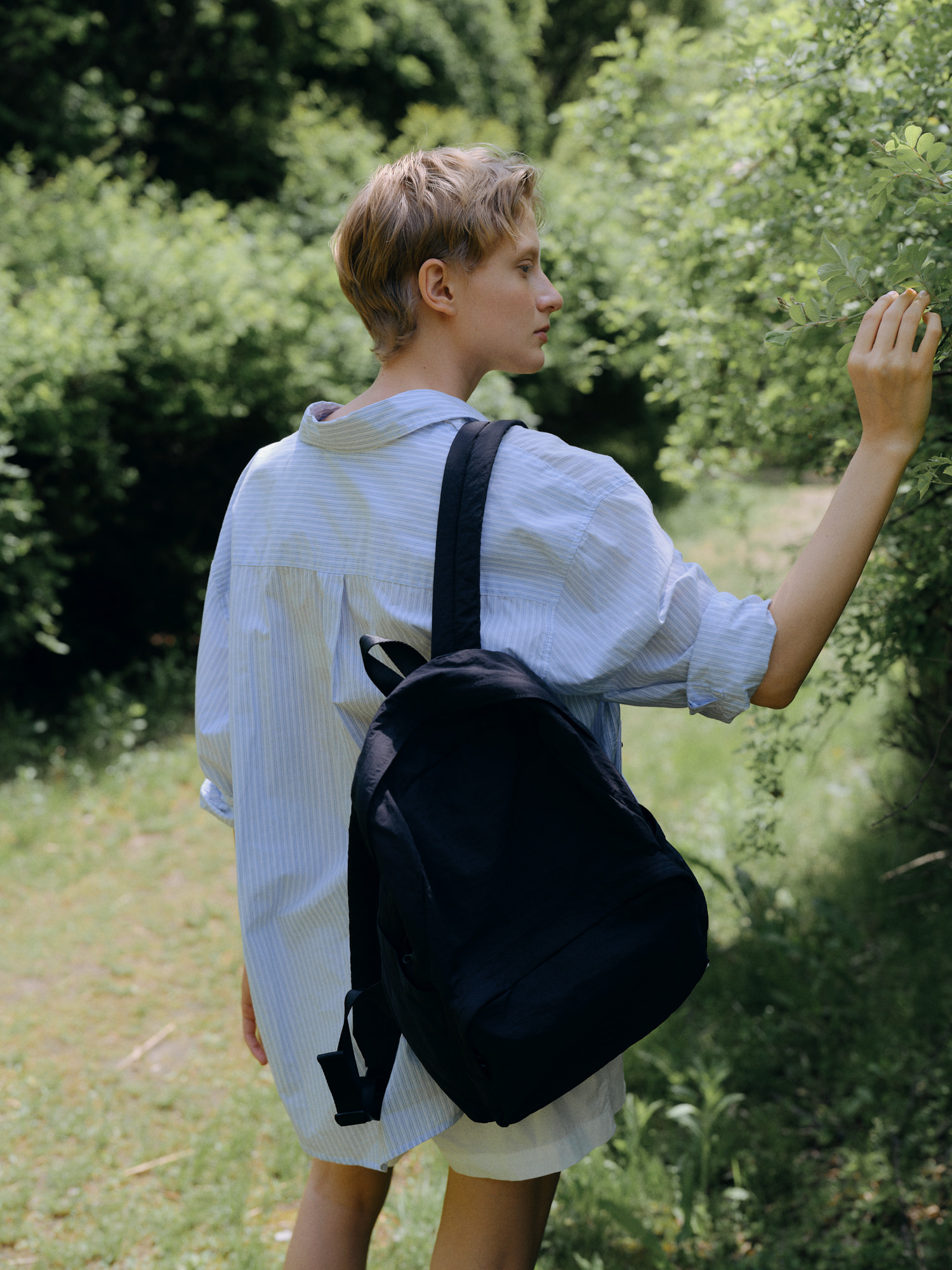 【ROH SEOUL】25SS/送料関税込 ★ Root backpack Nylon Black ★ セール】【ROH SEOUL/ローソウル】 Root nylon backpack（バック