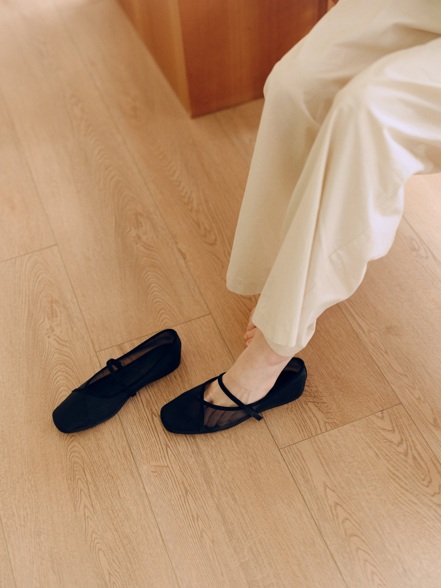 【ROHSEOUL】Rowie mary jane shoues Mesh ROH SEOUL STORE - Danghye mary jane shoes Mesh Black - ROH SEOUL