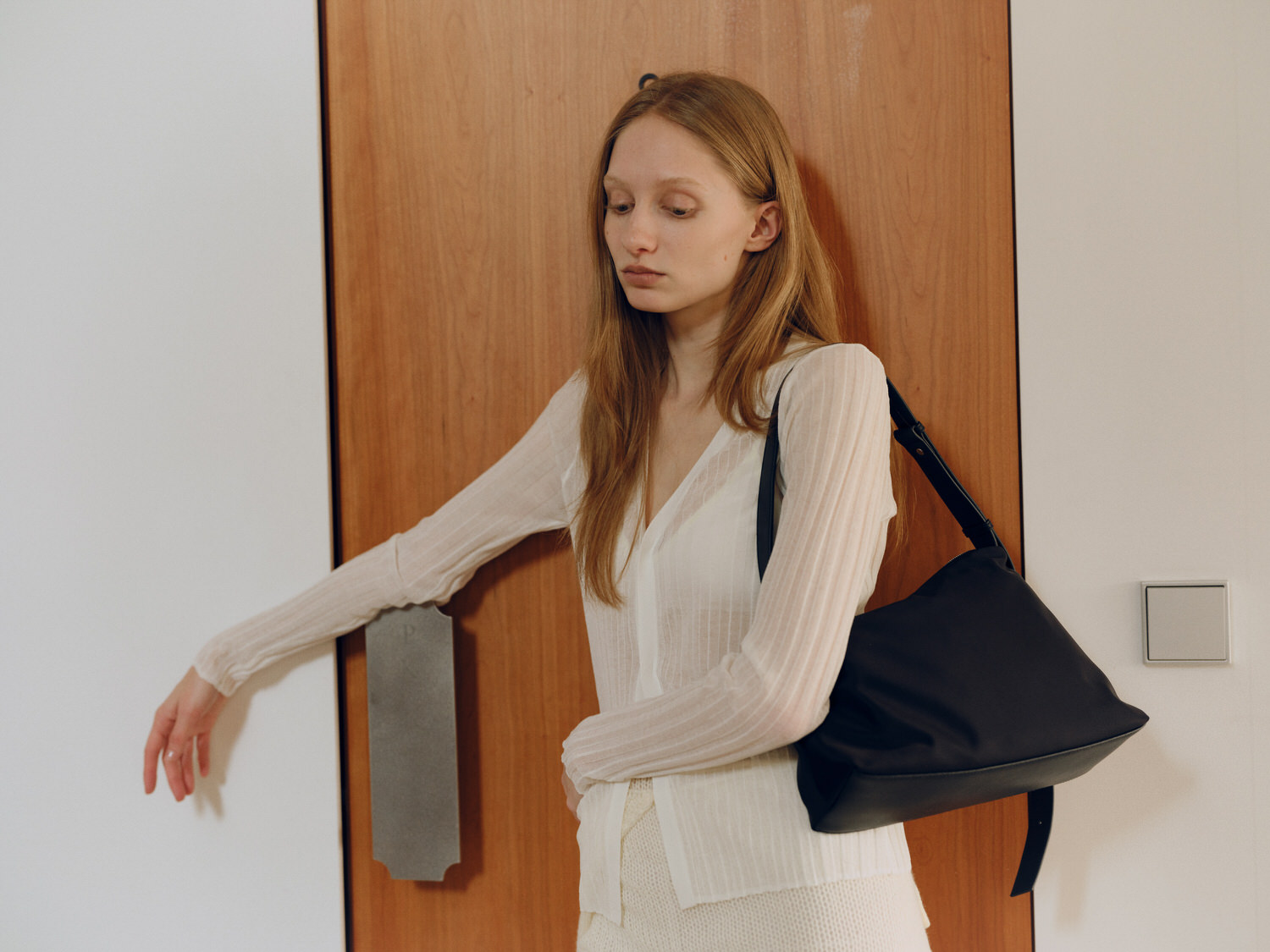 ROH SEOUL STORE - Rowie shoulder bag Nylon Black - ROH SEOUL