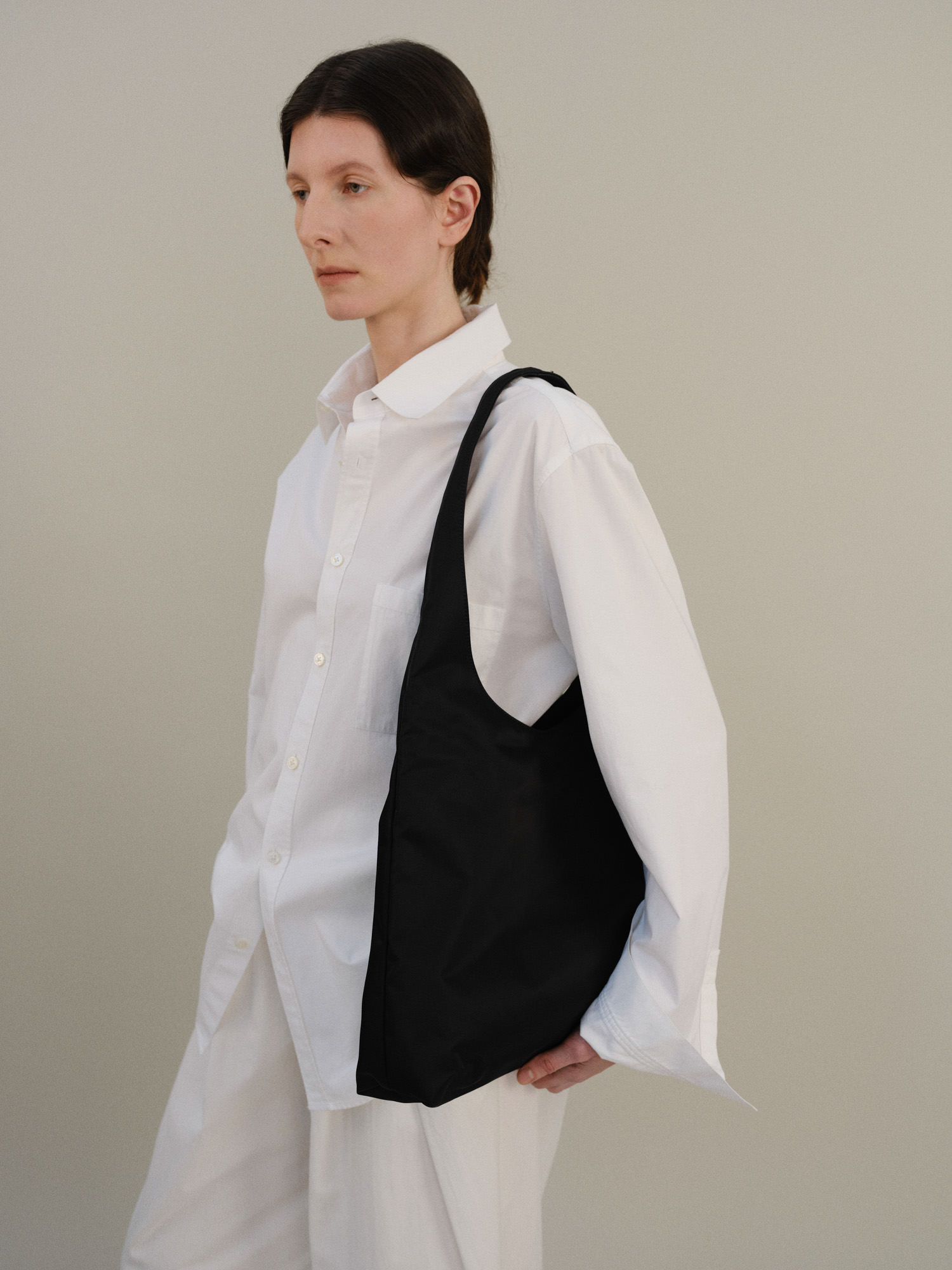 ROH SEOUL STORE - Annie hobo bag Nylon Black - ROH SEOUL