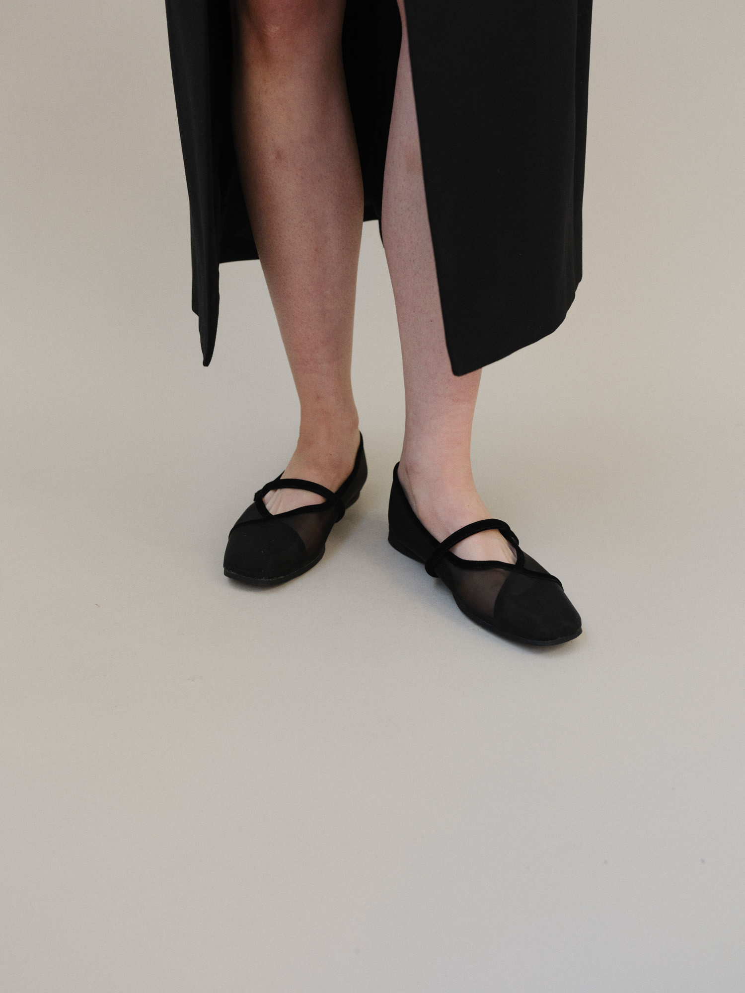 ROH SEOUL STORE - Rowie mary jane shoes Mesh Black - ROH SEOUL