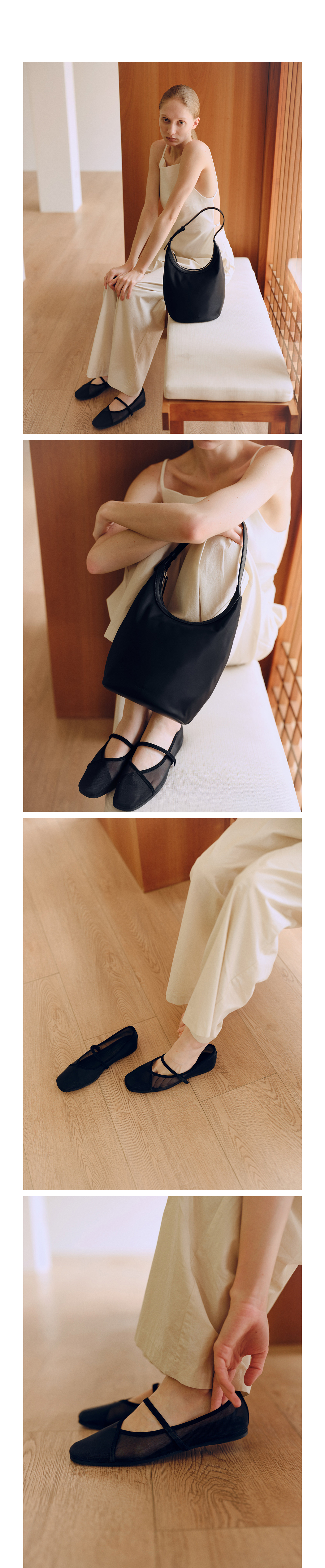 로서울(ROH SEOUL) Rowie mary jane shoes Mesh Black - 사이즈 & 후기