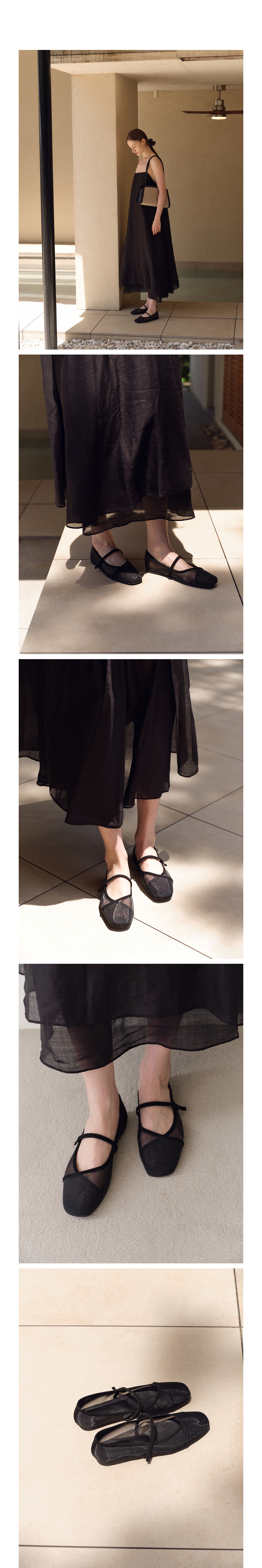 로서울(ROH SEOUL) Rowie mary jane shoes Mesh Black - 사이즈 & 후기
